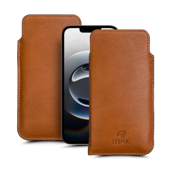 Футляр Stenk Elegance для Apple iPhone 16e Camel