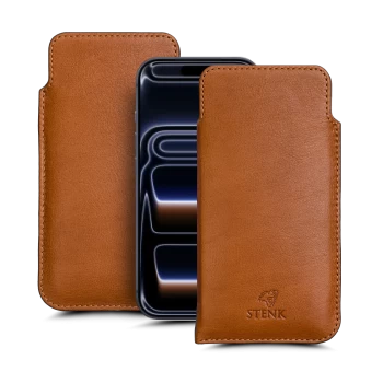 Футляр Stenk Elegance для Apple iPhone 17 Pro Camel