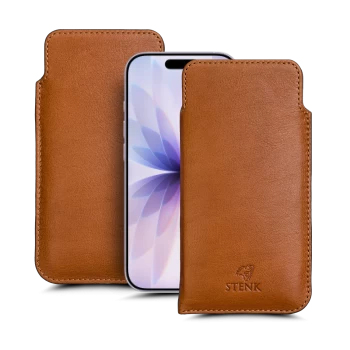 Футляр Stenk Elegance для Apple iPhone 17 Camel