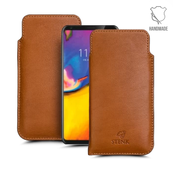 Футляр Stenk Elegance для LG V35 ThinQ Camel