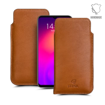 Футляр Stenk Elegance для Meizu Note 9 Camel