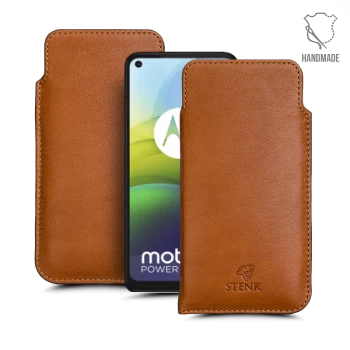 Футляр Stenk Elegance для Motorola G9 Power Camel