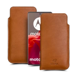 Футляр Stenk Elegance для Motorola Moto G85 Camel