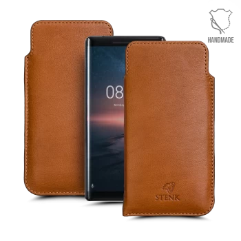 Футляр Stenk Elegance для Nokia 8 Sirocco Camel