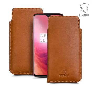 Футляр Stenk Elegance для OnePlus 7 Camel