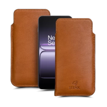 Футляр Stenk Elegance для OnePlus Nord 5 Camel