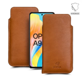 Футляр Stenk Elegance для OPPO A98 Camel