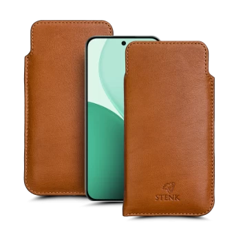 Футляр Stenk Elegance для OPPO Reno 14 FS 5G Camel