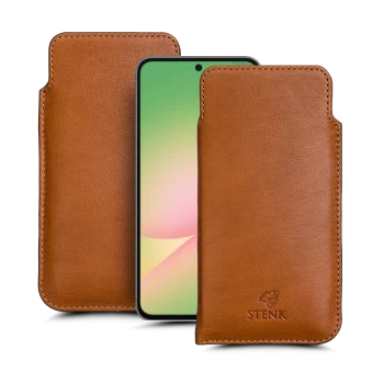 Футляр Stenk Elegance для Samsung Galaxy A56 Camel
