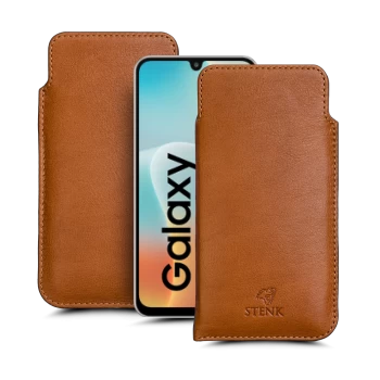 Футляр Stenk Elegance для Samsung Galaxy M16 Camel