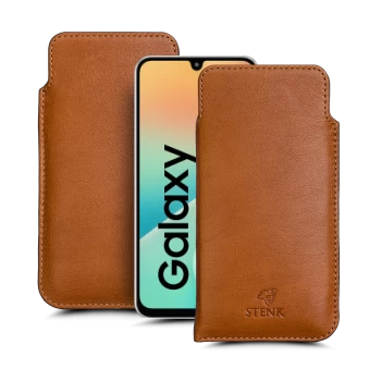 Футляр Stenk Elegance для Samsung Galaxy M36 Camel
