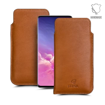 Футляр Stenk Elegance для Samsung Galaxy S10 5G Camel