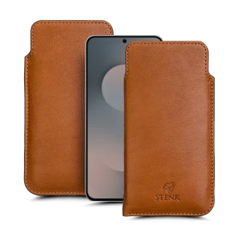 Футляр Stenk Elegance для Samsung Galaxy S25 FE Camel