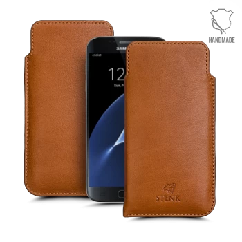 Футляр Stenk Elegance для Samsung Galaxy S7 Camel