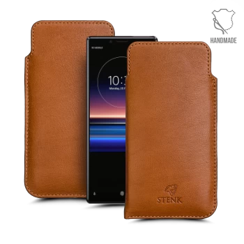 Футляр Stenk Elegance для Sony Xperia 1 Camel