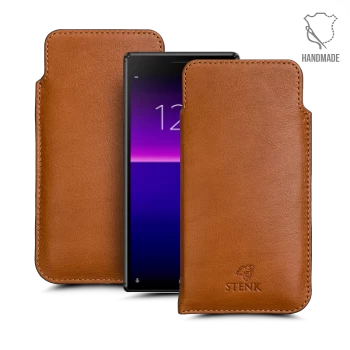 Футляр Stenk Elegance для Sony Xperia 8 Camel