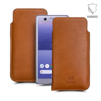 Футляр Stenk Elegance для Sony Xperia Ace Camel