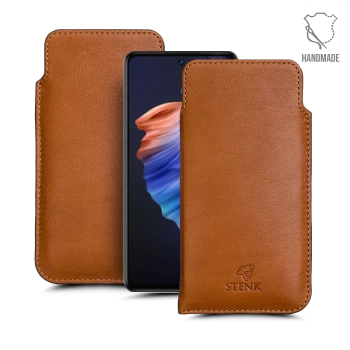 Футляр Stenk Elegance для TECNO Camon 18P Camel