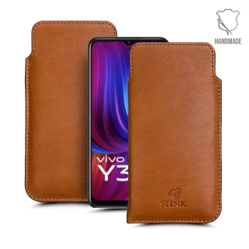 Футляр Stenk Elegance для Vivo Y33s Camel