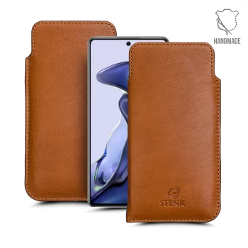 Футляр Stenk Elegance для Xiaomi 11T Camel