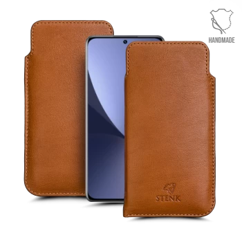 Футляр Stenk Elegance для Xiaomi 12 5G Camel