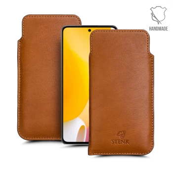 Футляр Stenk Elegance для Xiaomi 12 Lite Camel