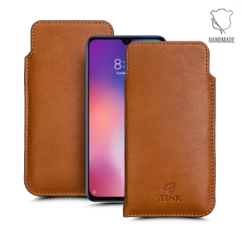 Футляр Stenk Elegance для Xiaomi Mi 9 SE Camel