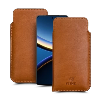 Футляр Stenk Elegance для Xiaomi Poco F7 Pro Camel