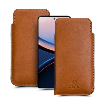 Футляр Stenk Elegance для Xiaomi Poco F7 Ultra Camel