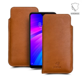 Футляр Stenk Elegance для Xiaomi Redmi 7 Camel