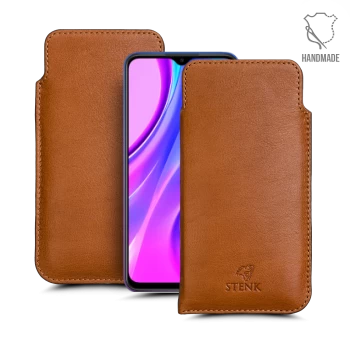 Футляр Stenk Elegance для Xiaomi Redmi 9 Camel