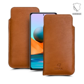 Футляр Stenk Elegance для Xiaomi Redmi Note 10 Pro Camel