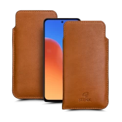 Футляр Stenk Elegance для Xiaomi Redmi Note 12R Camel