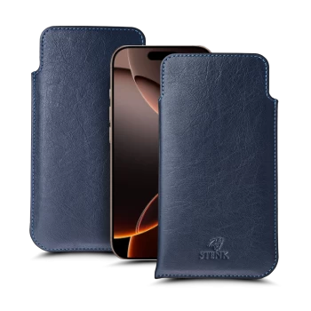 Футляр Stenk Elegance для Apple iPhone 16 Pro Max Синій