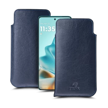 Футляр Stenk Elegance для Motorola Edge 60 Fusion Синій