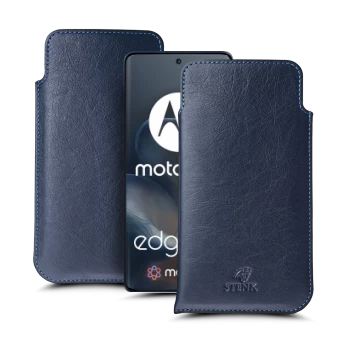 Футляр Stenk Elegance для Motorola Edge 60 Синій