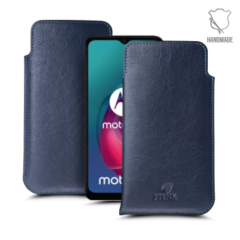 Футляр Stenk Elegance для Motorola Moto G30 Синій