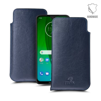 Футляр Stenk Elegance для Motorola Moto G7 Plus Синій