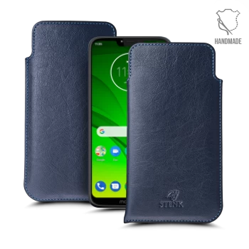 Футляр Stenk Elegance для Motorola Moto G7 Power Синій