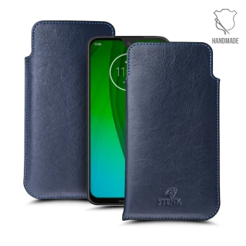 Футляр Stenk Elegance для Motorola Moto G7 Синій