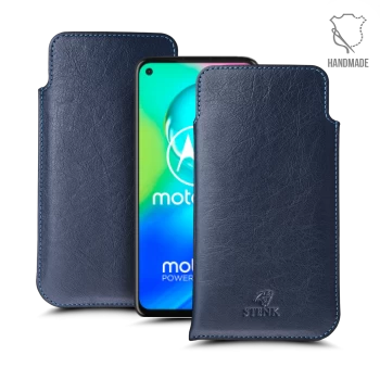 Футляр Stenk Elegance для Motorola Moto G8 Power Синій