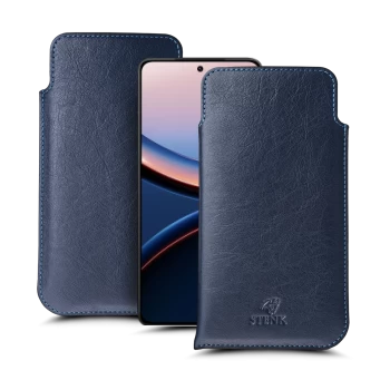Футляр Stenk Elegance для Xiaomi Poco F7 Ultra Синій