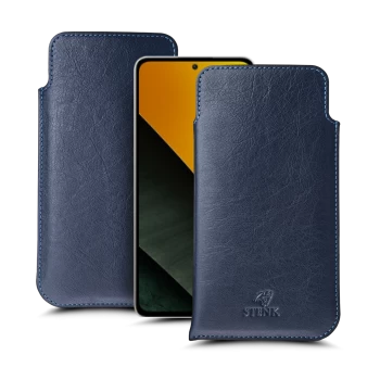 Футляр Stenk Elegance для Xiaomi Poco M7 Pro 5G Синій