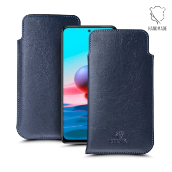 Футляр Stenk Elegance для Xiaomi Redmi Note 10 Синій