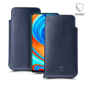 Футляр Stenk Elegance для Xiaomi Redmi Note 9 Pro Синій