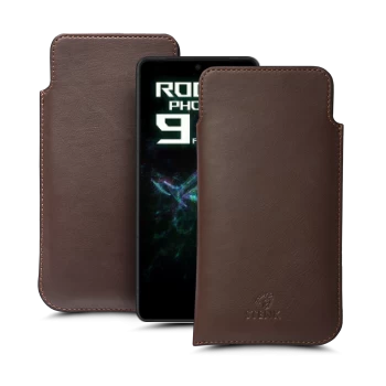 Футляр Stenk Elegance для ASUS ROG Phone 9 FE Коричневий
