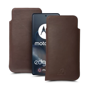 Футляр Stenk Elegance для Motorola Edge 60 Коричневий