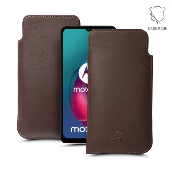 Футляр Stenk Elegance для Motorola Moto G30 Коричневий