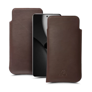 Футляр Stenk Elegance для Xiaomi 15 Ultra Коричневий