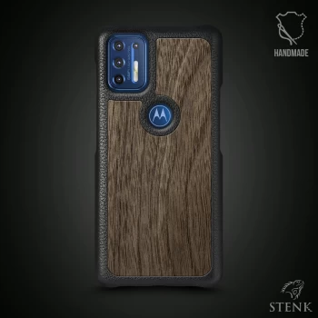Накладка Stenk WoodBacker для Motorola Moto G9 Plus
